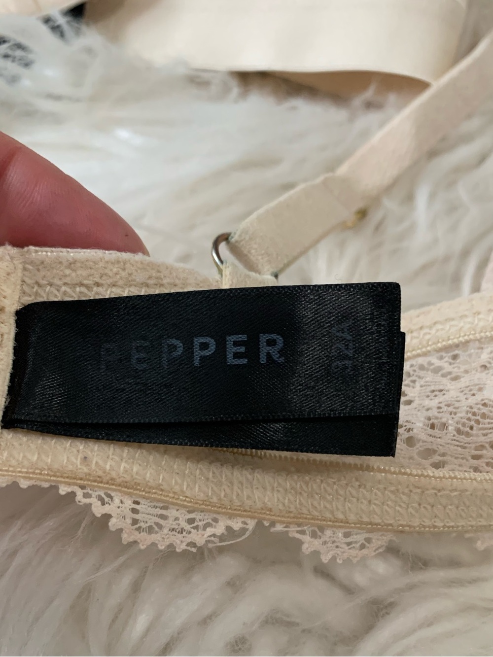 Pepper Bra Bundle Cream Lace Size 32A - Picture 14 of 14